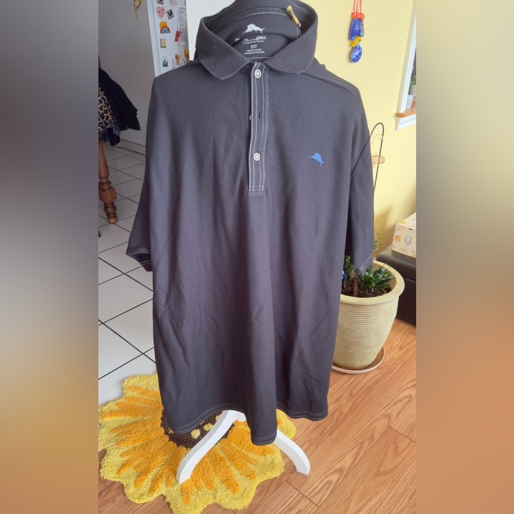 Tommy Bahama Emfielder 2.0 Polo shirt.
Black